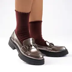 IMPULS - Mocasines Mujer Briana13 Plata