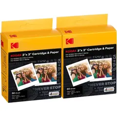 KODAK - Cartucho de película de 3 x 3 pulgadas (30 hojas) para