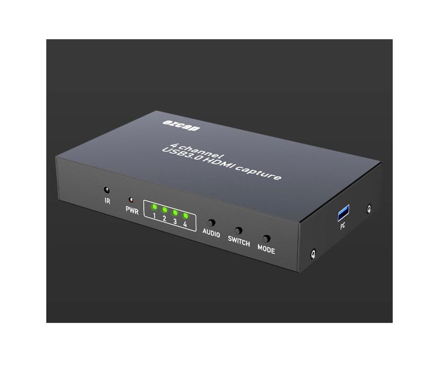 CAPTURADOR DE VIDEO 4 CANALES HDMI - USB 3.0 CAPTURADOR DE VIDEO