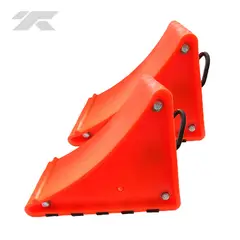 GENERICO - Taco de Seguridad Pvc Plástico 5TN Naranja