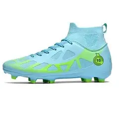 DANWEILE - Zapatilla de fútbol TF para hombres mujers Zapatos - Verde