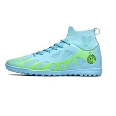 DANWEILE - Zapatilla de fútbol TF para hombres mujers Zapatos - Verde