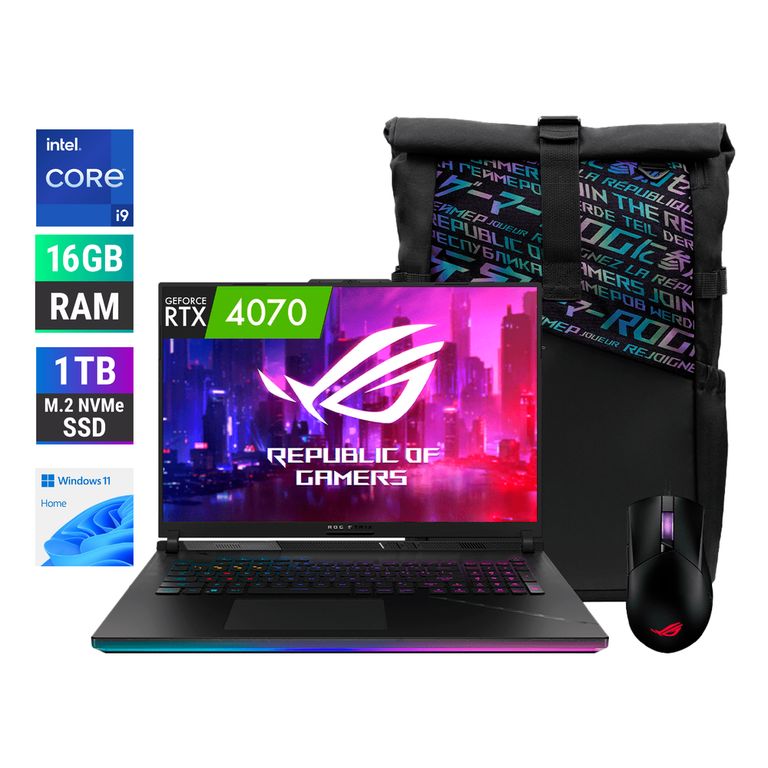 Laptop ROG Strix G18 24 i9 16GB RAM 1TB V8GB W11