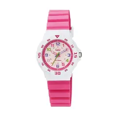 Q&Q - Reloj QQ para Mujer 10 BAR Acuático Rosado Blanco