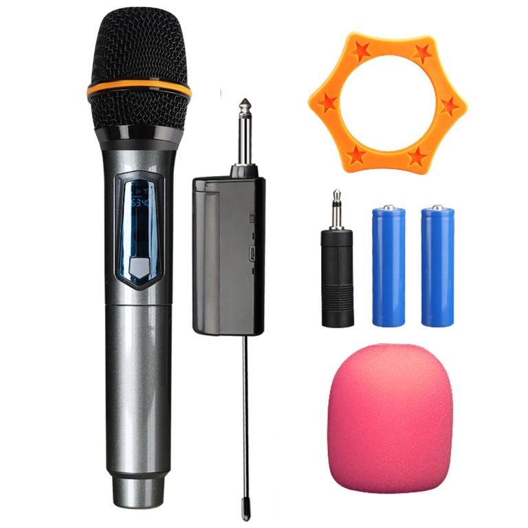 Micrófono Inalámbrico Recargable Profesional para Eventos y Karaoke