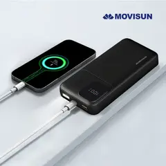 MOVISUN - CARGADOR PORTÁTIL Rocket x23 Negro de 20000mAh