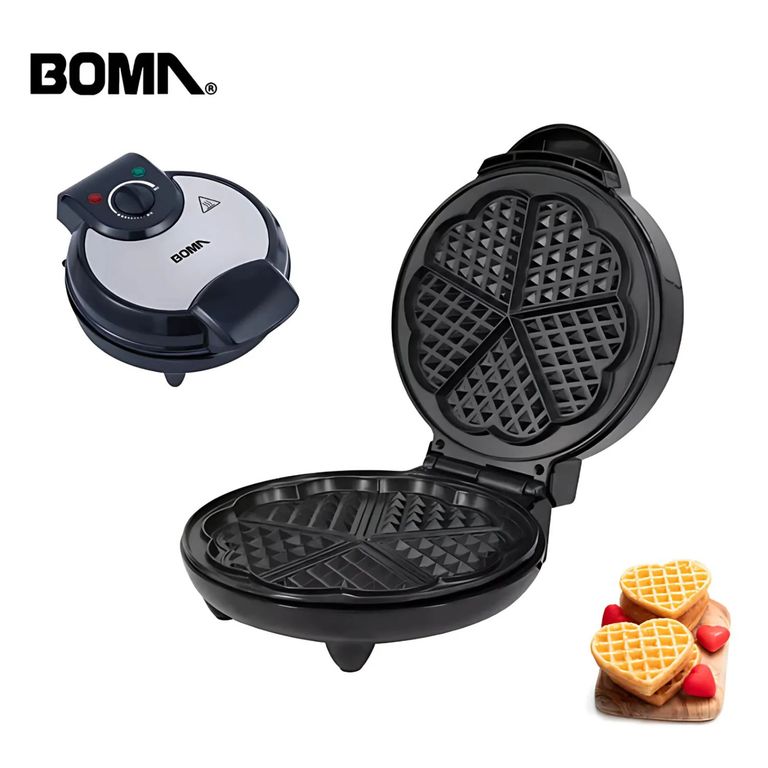 Waflera Para Wafles en Forma de Corazón BOMA