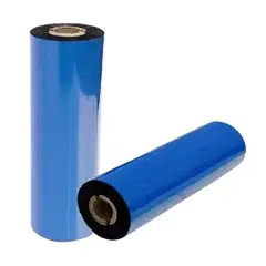 GENERICO - Cinta Ribbon CERA Negra 110 mm x 74mts Out Tinta Térmica - 1 Unidad