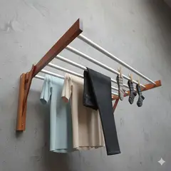 GENERICO - Tendedero de Ropa Plegable 100 x 65 cms