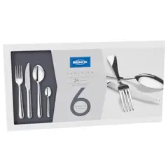 BRINOX - Juego De Cubiertos Acero Inoxidable 24 Piezas Bellagio