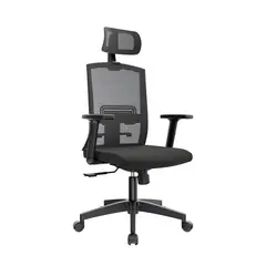 OFIDEAS - Silla de Oficina Giratoria Monk Presidente Negro