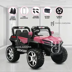BABY - Carro a Batería 4 x 4 «STRANGER» Todo Terreno Pink