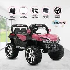 BABY - Carro a Batería 4 x 4 «STRANGER» Todo Terreno Pink