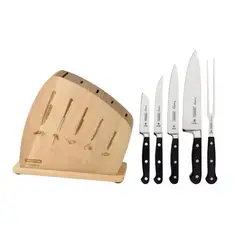 TRAMONTINA - Juego de Cuchillos x6 pzas c/Taco Madera Century - Tramontina- 10390093