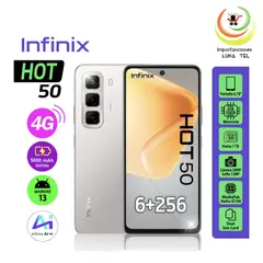 INFINIX - CELULAR HOT 50 6RAM Y 256GB TITANIUM GRAY