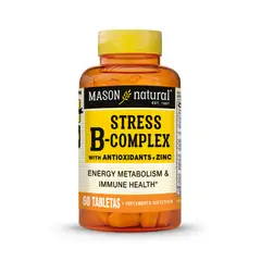 MASON NATURAL - Stress Fórmula B Complex con Antioxidantes+Zinc - Mason Natural-60 tab