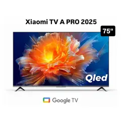 XIAOMI - Televisor TV A PRO 75'' 2025 4K UHD Tecnología QLED