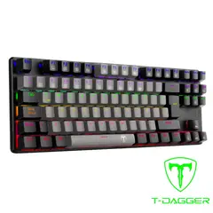 T-DAGGER - Teclado BORA Rainbow Spanish T-TGK313-RD-SP GREYBLACK