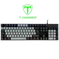 T-DAGGER - Teclado NAXOS Rainbow Spanish T-TGK310-GW-SP GREY
