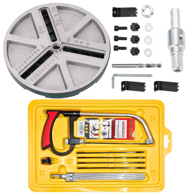 Combo Profesional: Sierra 8 en 1 + Adaptador de sierra perforadora