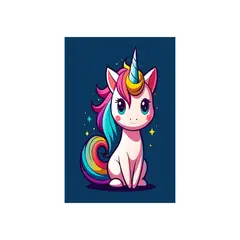 MAKA - DIAMOND PAINTING UNICORN TOON 20X30CM