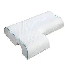 GENERICO - Almohada de Espuma Cervical Ergonómica para Dormir en Parejas