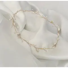 GENERICO - TOCADO TIARA ACCESORIO CABELLO JOYAS DE NOVIA