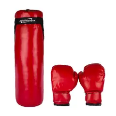 URBAN FIT - Saco de boxeo para niños + guantes
