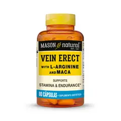 MASON NATURAL - Vein Erect con Maca y L-Arginina - - 80 Cápsulas