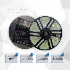 GENERICO - Lampara farola circular 600W