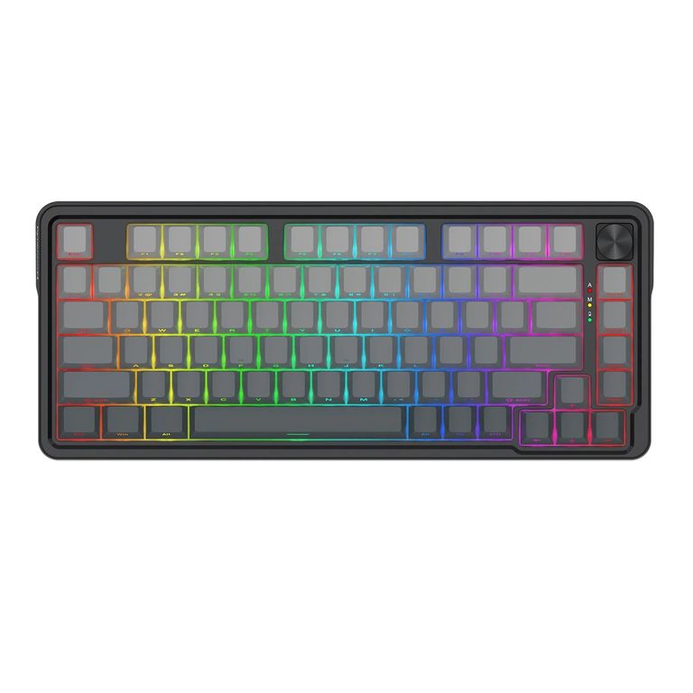 - Teclado Ucal Pro K673 75% RGB Wireless Black