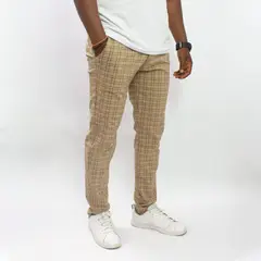 DM DEXMEN - Pantalón Dexmen Gales Cuadros Beige