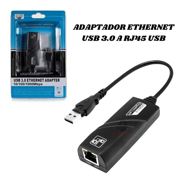 ADAPTADOR ETHERNET USB 3.0 A RJ45 USB