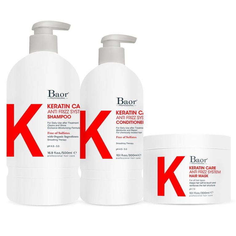 BAOR K Shampoo 500 ml + Conditioner 300 ml + Mask 300 ml