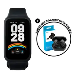 XIAOMI - Smartwatch Band 9 Active + Audífonos Bluetooth E6S de Regalo
