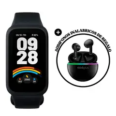 XIAOMI - Smartwatch Band 9 Active + Audífonos Lenovo XT97 de Regalo