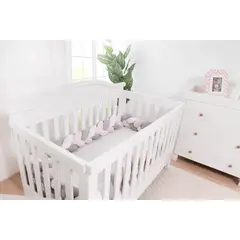 GENERICO - Protector trenza 3 metros Rosado Blanco Plomo