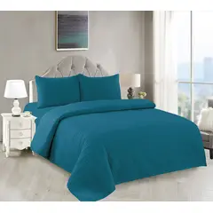 CASATEX - Set Cubrecama + Juego de Sábanas King 100% Algodón