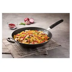 TRAMONTINA - SARTEN WOK CON MANGO DE 36 CM DE DIAMETRO