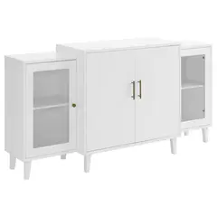 DIBA MUEBLES - Aparador Amplio Akira Blanco