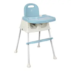 PRIORI - Silla de Comer Para Bebé 3 en 1 Booster Navy Azul