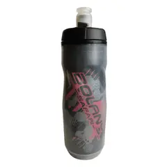 COVER - Botella con Aislante Térmico 750 ml Color Negro-Rojo