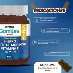 GENERICO - GOMITAS HIERRO 130 UND SOTTCOR LABS