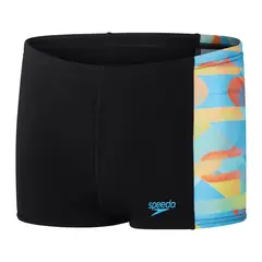 SPEEDO - Traje de baño Niño Digital Panel Aquashort Negro