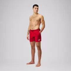 SPEEDO - Short Natación Hombre Essentials AM 16 Pulgadas Rojo