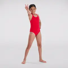 SPEEDO - Traje Baño Natación Niña Endurance+ Medalist Rojo