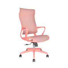 OFIDEAS - Silla de Oficina Giratorio Rigs Presidente Malla Rosa
