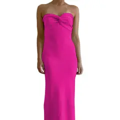 GENERICO - Vestido De Ensueño Mujer Tejido Jilo Alpino G359-23 Color Rosado