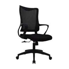 OFIDEAS - Silla Giratoria Rigs Gerente Tela Negro