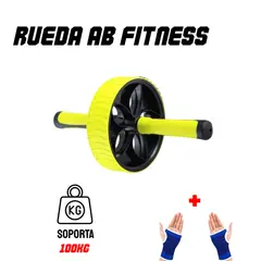HOLGU - Rueda de Abdominales Rodillo Soporta 100kg AB wheel